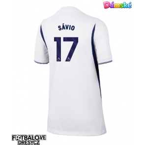 Tottenham Hotspur Savio #17 Dámské Domácí Dres 2026-27 Krátký Rukáv Tottenham Hotspur Savio #17 Dámské Domácí Dres 2026-27 Krátký Rukáv